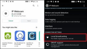 Mengatur IP Webcam di Android